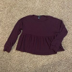 Dark purple long sleeve